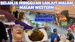 BAWA KELUARGA MAKAN DI RESTORAN WESTERN SETELAH HABIS BELANJA BARANG DAPUR