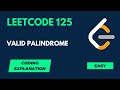 Valid Palindrome - LeetCode Easy - Concise Solution - Python