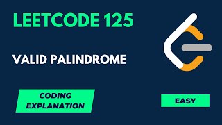 Valid Palindrome - LeetCode Easy - Concise Solution - Python