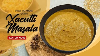 How to Make Traditional Goan Xacutti Masala #subscribe #viralrecipes #viralvideo