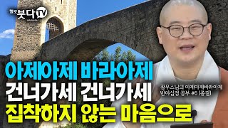 건너가세 건너가세 집착하지 않는 마음으로 | 아제아제바라아제 ❗️광우스님의 반야심경 공부❗️ 6회 (종결) | 반야심경 예불문 천수경 | 광우스님의 참 좋은 인연입니다