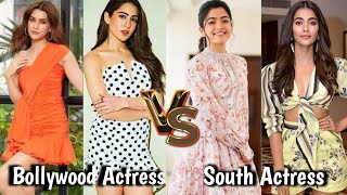 Bollywood Actress Vs South Actress in Western Dress ❤️ || 💝 ❤️Who is Beautiful #shorts