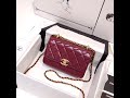 CHANEL 19 wallet on chain review Red 2022 ｜香奈儿 19 钱包上链