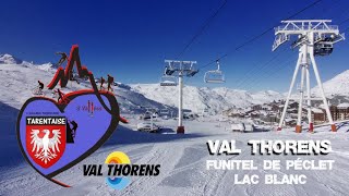 Val Thorens, Funitel de Péclet, lac blanc