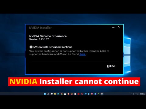 How To Fix Nvidia Installer Cannot Continue  Geforce Experience Error Fixed 100% In Hindi