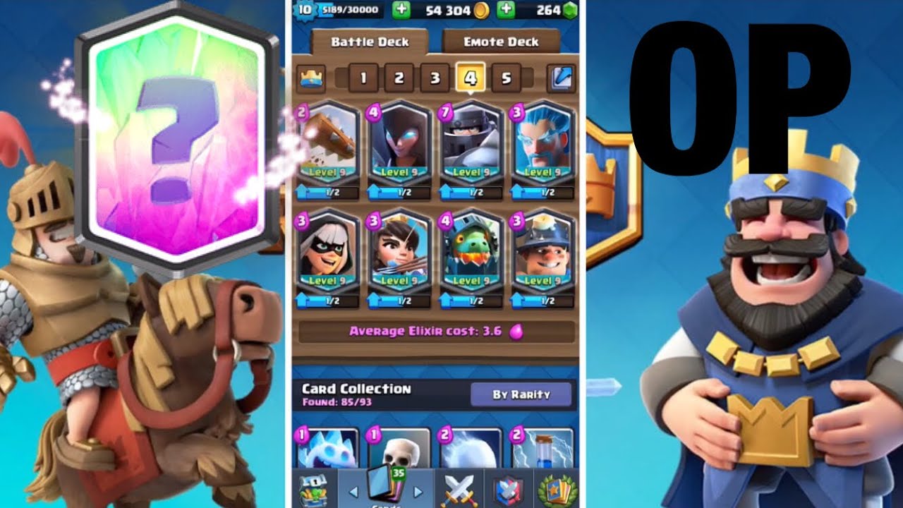 OP Full Legendary Deck, Clash Royale - YouTube