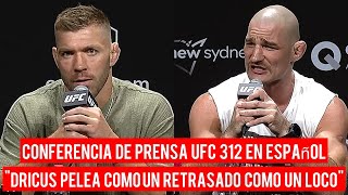 🚨¡CONFERENCIA DE PRENSA UFC 312 DRICUS DU PLESSIS vs SEAN STRICKLAND EN ESPAÑOL!