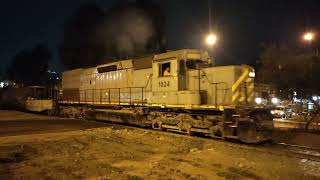 Ferrocarril Central del Perú FCCA EMD SD40-2 1024 subiendo ácidos a Cajamarquilla