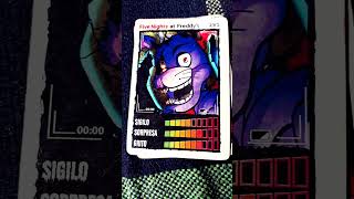 carta de five nights at Freddy's