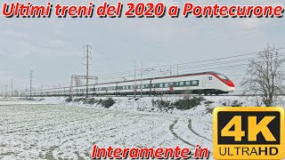 Ultimi treni del 2020 a Pontecurone - 4K