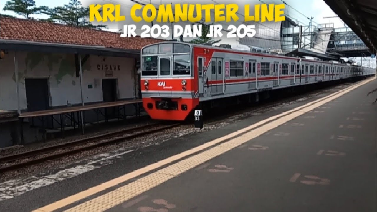 Krl Commuter Line Jr 203 Dan Jr 205 Youtube