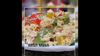 Mish Mash _ Bulgarian Breakfast |Scrambled eggs with pepper tomato \u0026 cheese |