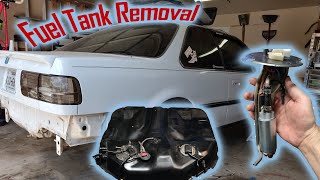 CB7 - 90-93 Accord - Fuel Tank Removal, Pump Replacement, \u0026 Making Access Panel