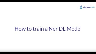 Train you own NerDL