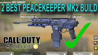 2 best peacekeeper MK2 Gunsmith builds | Mid range balanced | COD Mobile | Call of Duty Mobile