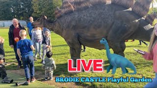 Dino LIVE in Brodie Castle Playful Garden