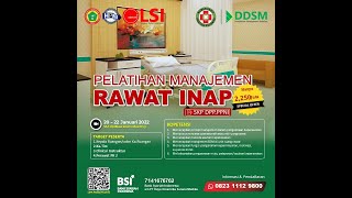 PELATIHAN MANAJEMEN RAWAT INAP