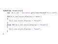 Toggle (Hide/Show) an Element in JavaScript & CSS | JavaScript  tutorials for beginners