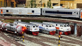 Kereta api CC204,CC203 & CC206 KA Pangandaran Anjlok Saat Langsir Masuk ke depo Lok Stasiun Banjar