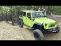 jeep wrangler jku off roading hill climb and descent