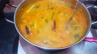 Home Style Sambar Recipe/సాంబార్ ఎప్పుడు చేసిన ఒకేలా రుచిగా రావాలంటే