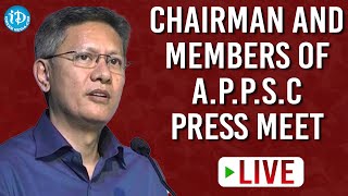 LIVE: Chairman and Members of A.P.P.S.C Press Meet at New HoD Buildings ||Vijayawada || iDream News