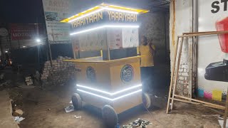 आगया सस्ता टिकाऊ चलता फिरता फ़ूड कार्ट | Rickshaw Food Cart In India - Food cart business ideas