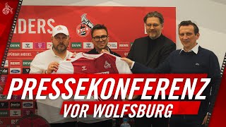 Re-LIVE: Pressekonferenz mit Steffen BAUMGART, Markus REJEK & Lionel SOUQUE vor Wolfsburg