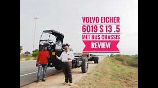 Volvo  Eicher 6019 13.5 Meter Bus Chassis Review|| Eicher 6019 bus chassi 2023 || Vasundhara Traders