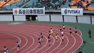 2017静岡国際　中学生女子4×100mR予選1組