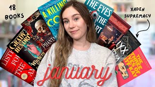 i read 18 books in one month and tell you which ones are worth it | janaury reading wrap up