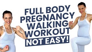 Full Body Pregnancy Walking Workout | Low Impact | 30 Minute Pregnancy Exercises