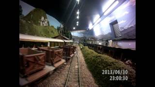 JSVideo. Om RhB. Von Irano nach Ontresina. ride over the layout from Irano to Ontresina 2013.06.30