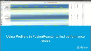 Profiling in FusionReactor to find performance issues