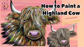 How to Paint a Highland Cow