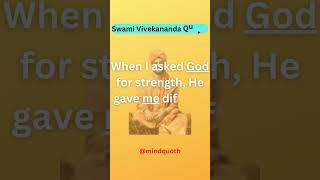 When I asked God for strength | swami Vivekananda motivational quotes #shorts #shortsviral