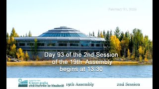19TH ASSEMBLY 2nd SESSION, DAY 93