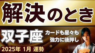 【ふたご座2025年1月】双子座～カードも星々も強力に後押し、解決のとき～運勢をタロット占い・占星術で鑑定