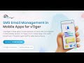SMS/Email Management in CRMTiger Mobile Apps