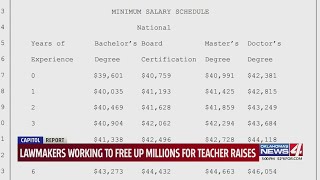 Lawmakers working to free up millions for teacher raises