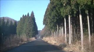 北陸本線旧線跡　県道207号線　南今庄→敦賀　走行動画