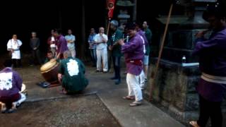 上稲吉 須賀神社 例祭 撒切