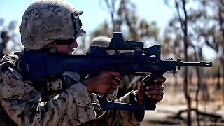 US Marines & French Soldiers Swap Weapons • Live Fire Range