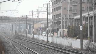 仙石線 205系831S 小鶴新田駅到着 2016年2月14日