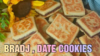 Date cookies, no sugar no flour no oven , Algerian Bradj sweets , easy and fast to make