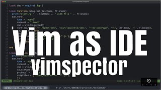 Vim as IDE: Config Part 3 (Vimspector)