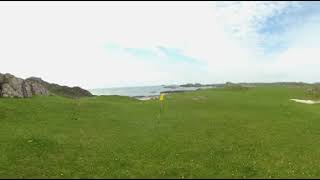 360° Best golf green in the world? - Isle of Iona, Scotland