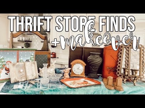 Thrift Store Finds Makeover Youtube
