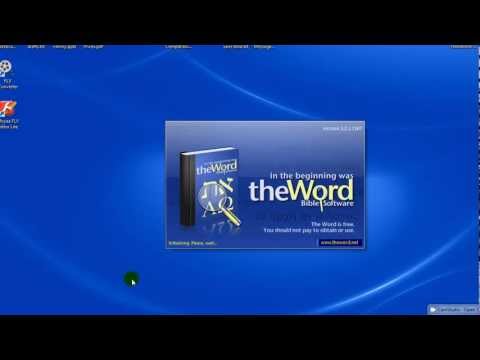 TheWord Bible Software Tutorial Series 1 - YouTube