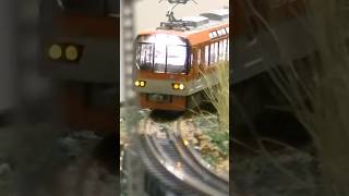 #鉄道模型 旧よねでん線#レイアウト の動画を再掲。楽しかったなあ。いつか復活させたい。 #railwaymodelling #nゲージ #叡山電車 #きらら #ジオラマ #よくばり #nscale